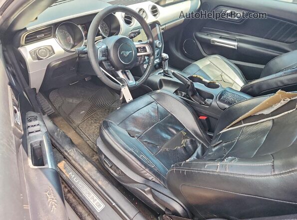 1FATP8UH1H5287635 2017 FORD MUSTANG Black წინა პანელის ხედი