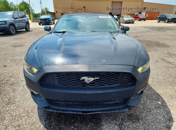 1FATP8UH1H5287635 2017 FORD MUSTANG Black წინა ხედი
