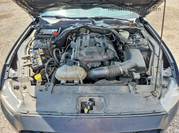 1FATP8UH1H5287635 2017 FORD MUSTANG Black უკანა სალონის ხედი