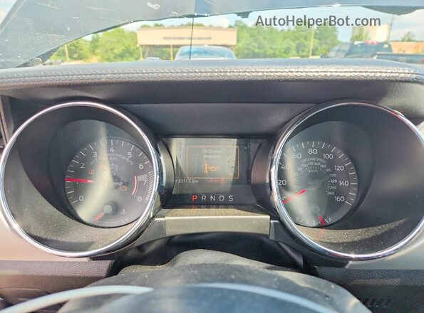 1FATP8UH1H5287635 2017 FORD MUSTANG Black ხელსაწყოთა პანელის ხედი