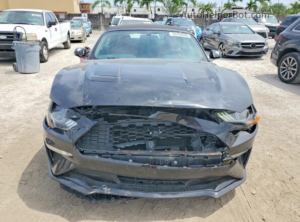 1FATP8UH1J5117782 2018 FORD MUSTANG Black Դիմացի տեսք