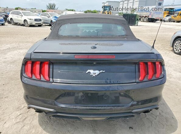 1FATP8UH1J5117782 2018 FORD MUSTANG Black Հետևի տեսք