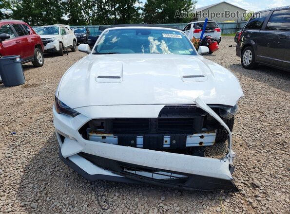 1FATP8UH1K5165994 2019 FORD MUSTANG White წინა ხედი