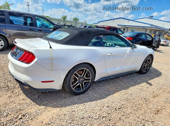 1FATP8UH1K5165994 2019 FORD MUSTANG White უკანა მარჯვენა