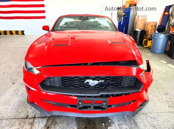 1FATP8UH1M5105748 2021 FORD MUSTANG Red Widok z przodu