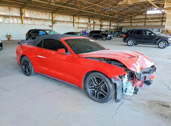 1FATP8UH1N5100423 2022 FORD MUSTANG Red Delantero derecho