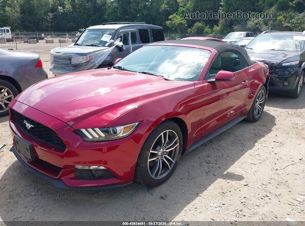 1FATP8UH2G5207323 2016 FORD MUSTANG Red Przód lewy