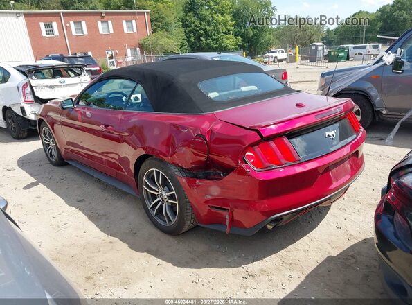 1FATP8UH2G5207323 2016 FORD MUSTANG Red Tył lewy