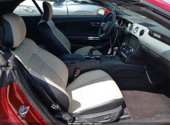 1FATP8UH2G5207323 2016 FORD MUSTANG Red Widok wnętrza z przodu