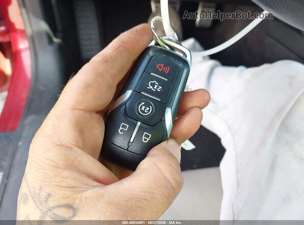 1FATP8UH2G5207323 2016 FORD MUSTANG Red Widok deski rozdzielczej