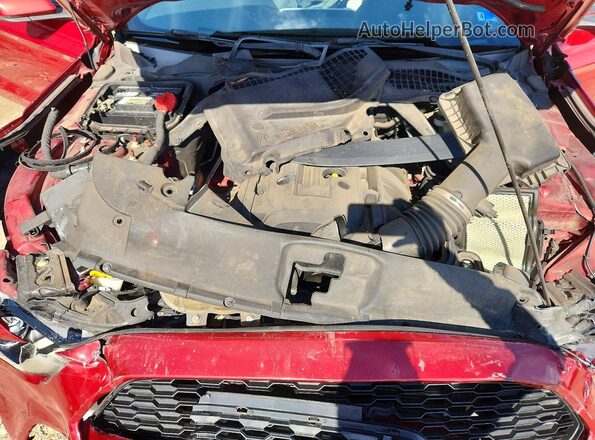 1FATP8UH2H5230425 2017 FORD MUSTANG Red Սալոնի հետևի տեսք
