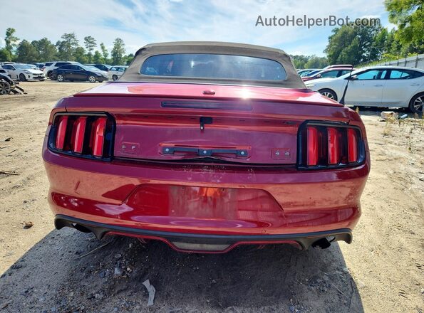 1FATP8UH2H5230425 2017 FORD MUSTANG Red Հետևի տեսք