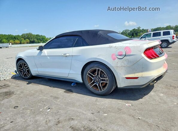 1FATP8UH2J5155649 2018 FORD MUSTANG White Հետևի ձախ