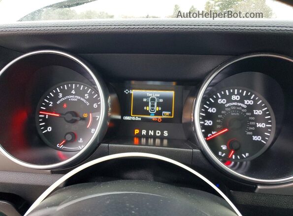 1FATP8UH2K5131207 2019 FORD MUSTANG Gray Instrument cluster view