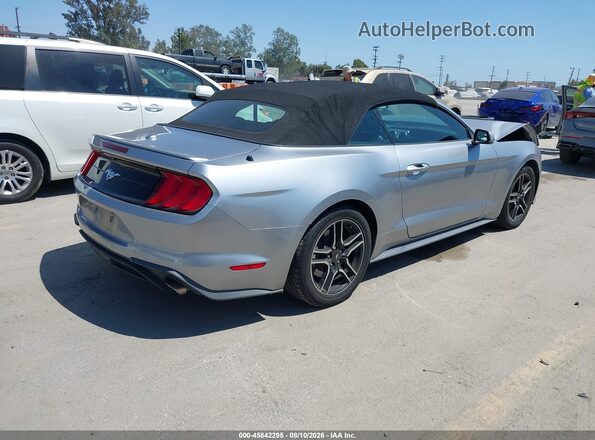 1FATP8UH2L5119107 2020 FORD MUSTANG Серебряный Задняя правая четверть