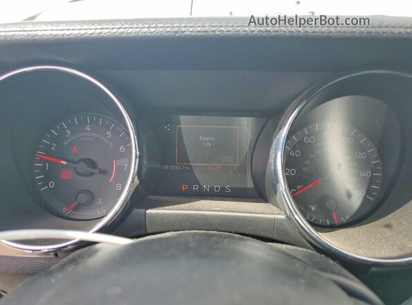 1FATP8UH3G5295184 2016 FORD MUSTANG White Instrument cluster view
