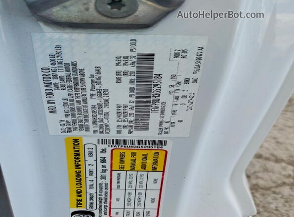 1FATP8UH3G5295184 2016 FORD MUSTANG White Engine compartment view