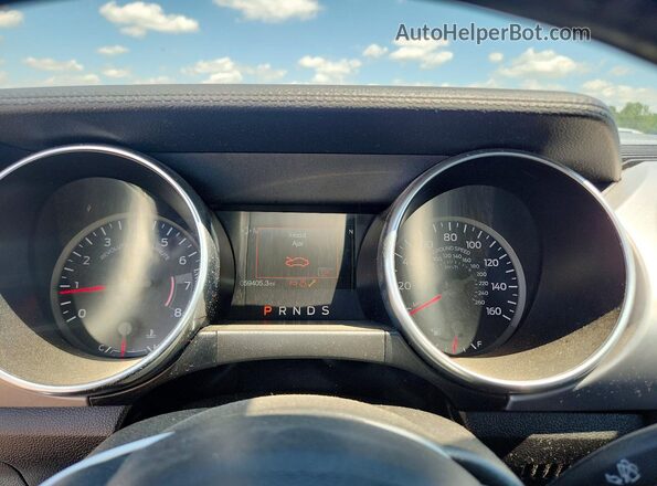 1FATP8UH3J5166045 2018 FORD MUSTANG White Instrument cluster view