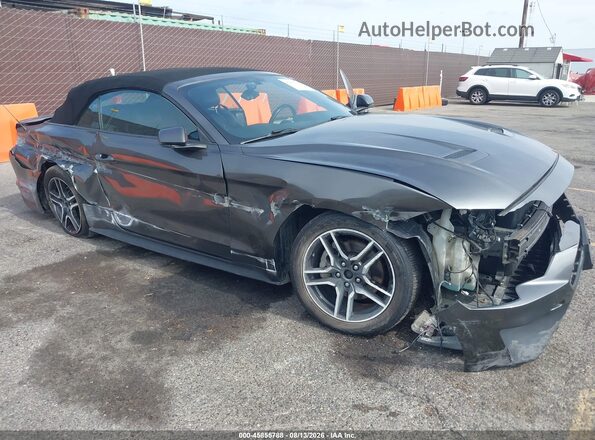 1FATP8UH3K5126226 2019 FORD MUSTANG Gray წინა ხედი