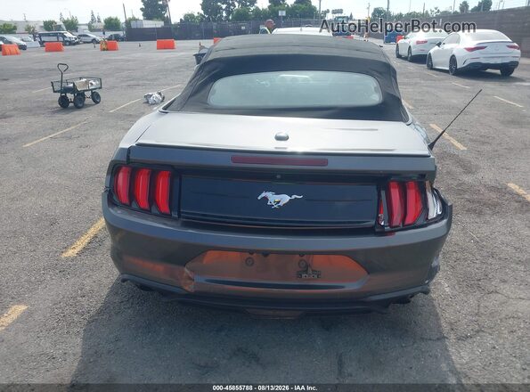 1FATP8UH3K5126226 2019 FORD MUSTANG Gray 