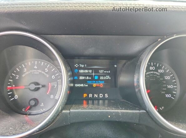 1FATP8UH3L5179882 2020 FORD MUSTANG Black Widok zestawu wskaźników