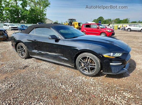 1FATP8UH3L5179882 2020 FORD MUSTANG Black Przód prawy