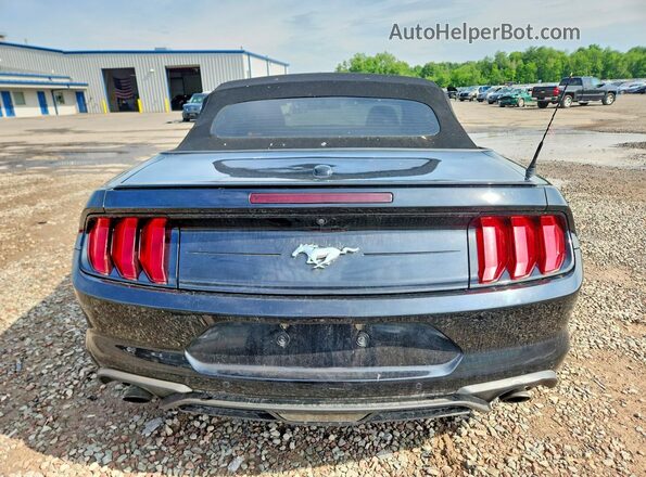 1FATP8UH3L5179882 2020 FORD MUSTANG Black Widok z tyłu