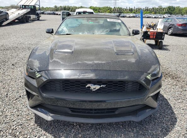 1FATP8UH3M5115987 2021 FORD MUSTANG Black Widok z przodu