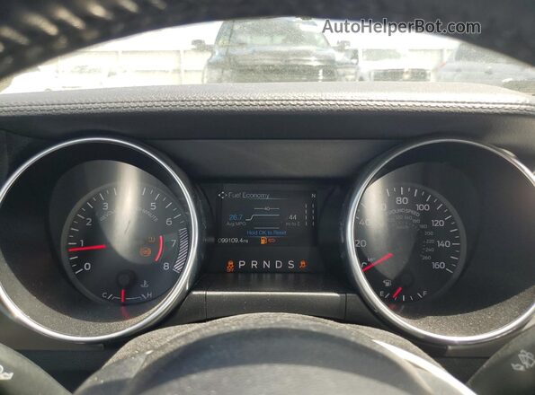 1FATP8UH3M5115987 2021 FORD MUSTANG Black Widok zestawu wskaźników