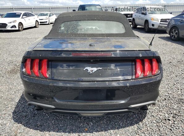 1FATP8UH3M5115987 2021 FORD MUSTANG Black Widok z tyłu