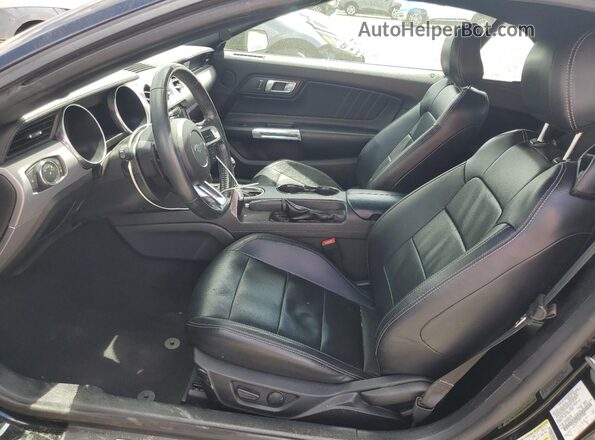1FATP8UH3M5115987 2021 FORD MUSTANG Black Widok wnętrza z przodu