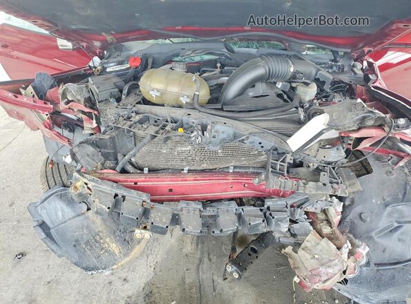 1FATP8UH4H5254371 2017 FORD MUSTANG Red უკანა სალონის ხედი