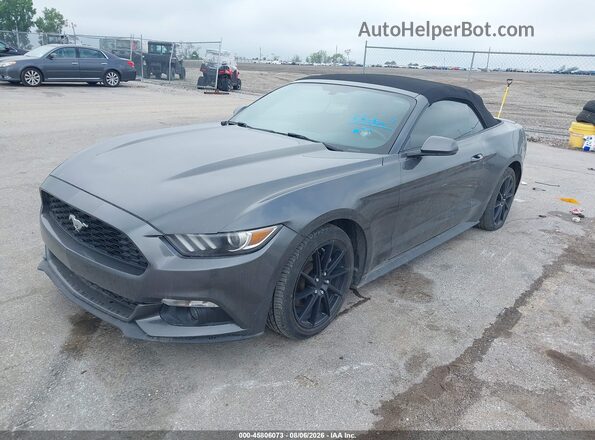 1FATP8UH4H5320322 2017 FORD MUSTANG Серый Передняя левая четверть