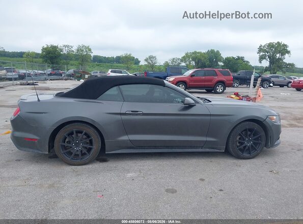 1FATP8UH4H5320322 2017 FORD MUSTANG Серый Вид задней части салона