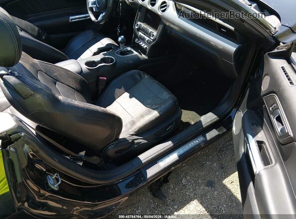 1FATP8UH4J5136214 2018 FORD MUSTANG Black Front interior view
