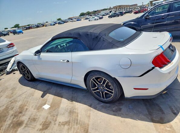 1FATP8UH4K5131497 2019 FORD MUSTANG White Задня ліва чверть