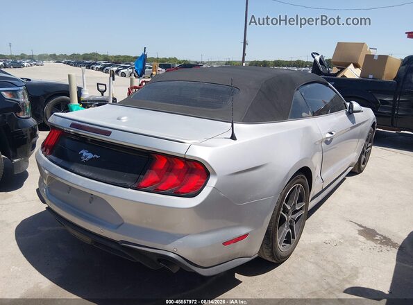 1FATP8UH4K5162300 2019 FORD MUSTANG Silver Задня права чверть