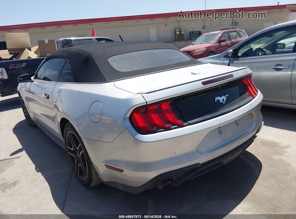 1FATP8UH4K5162300 2019 FORD MUSTANG Silver Задня ліва чверть
