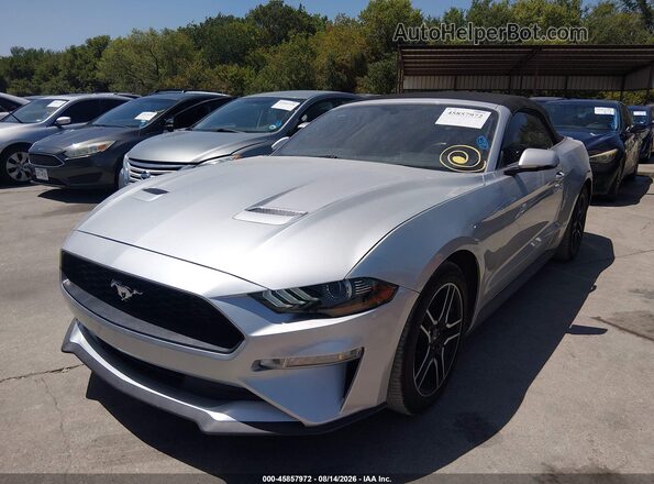 1FATP8UH4K5162300 2019 FORD MUSTANG Silver Передня ліва чверть