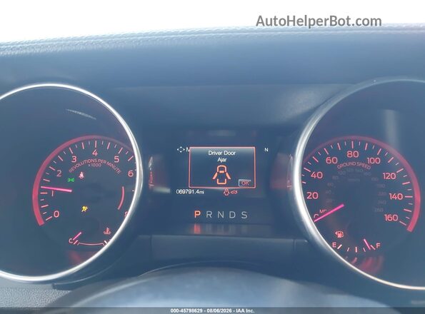 1FATP8UH4K5162474 2019 FORD MUSTANG White Вид задніх сидінь