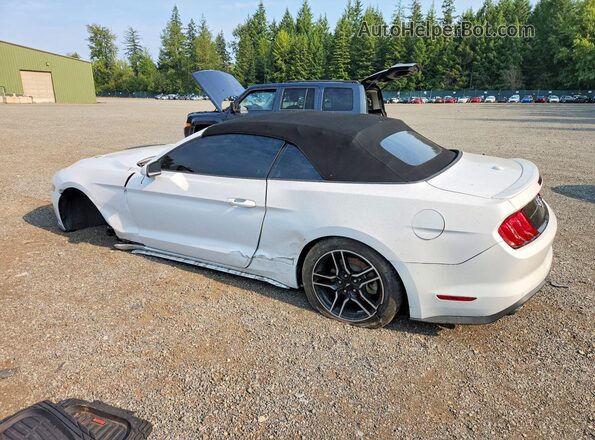 1FATP8UH4M5123922 2021 FORD MUSTANG White Հետևի ձախ