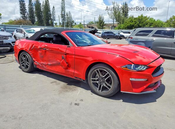 1FATP8UH4N5101808 2022 FORD MUSTANG Red წინა მარჯვენა
