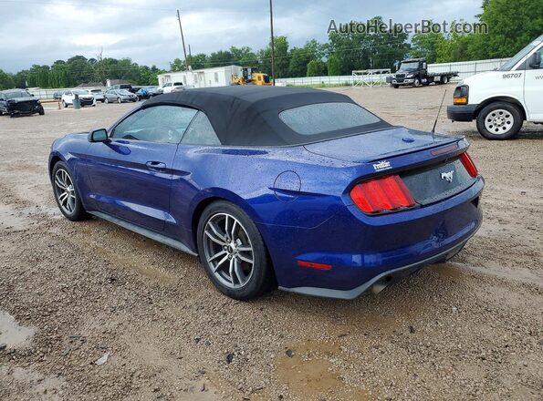 1FATP8UH5G5289189 2016 FORD MUSTANG Blue Trasero izquierdo