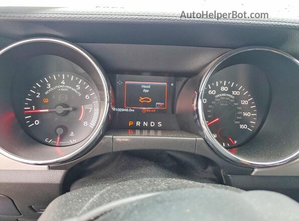 1FATP8UH5G5289189 2016 FORD MUSTANG Blue Vista del cuadro de instrumentos
