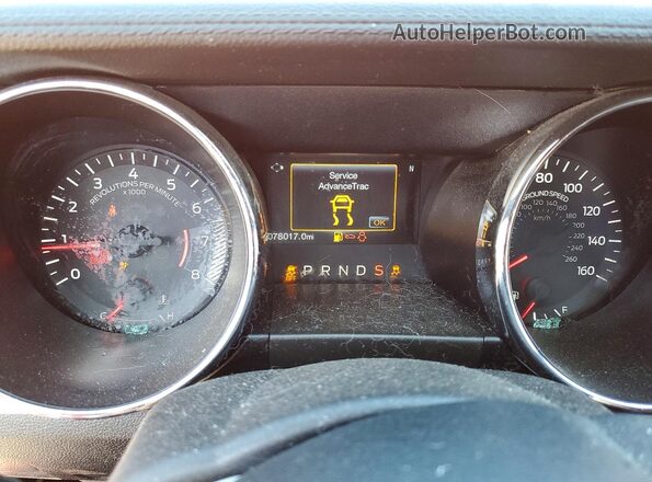 1FATP8UH5H5267310 2017 FORD MUSTANG Red Widok zestawu wskaźników