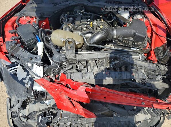 1FATP8UH5M5116591 2021 FORD MUSTANG Red Rear interior view