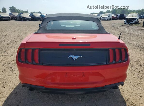 1FATP8UH5M5116591 2021 FORD MUSTANG Red Rear view