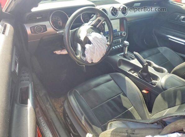 1FATP8UH5M5116591 2021 FORD MUSTANG Red Dashboard view