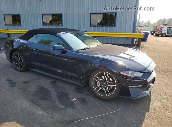 1FATP8UH5M5149168 2021 FORD MUSTANG Black Առջևի աջ