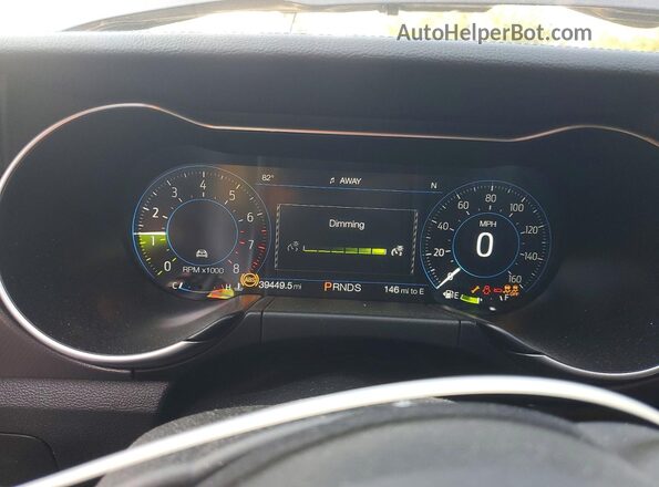 1FATP8UH5M5149168 2021 FORD MUSTANG Black Սարքավորումների վահանակի տեսք